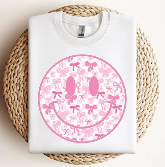 Pink Smiley Bow Face Branded By Barta