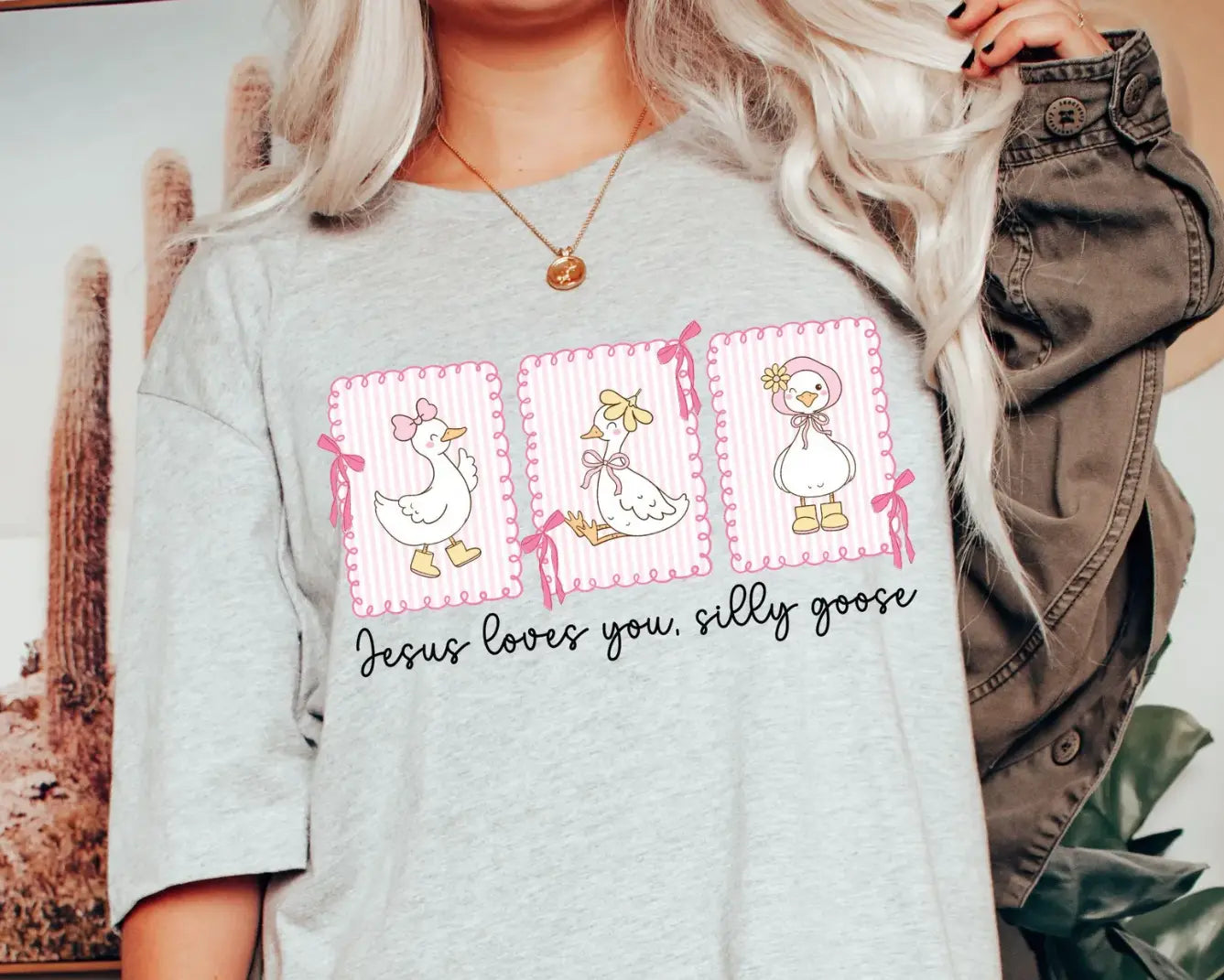 Jesus Loves You Silly Goose brandedbybarta