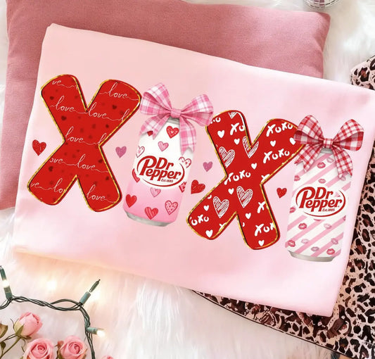 Valentines XOXO Dr Pepper Branded By Barta