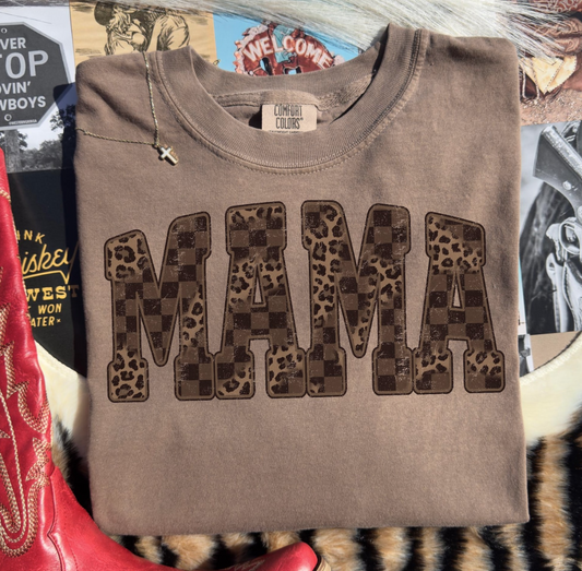 Leopard Checkered Mama