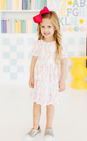 Rosie Posie S/S Pocket Twirl Dress