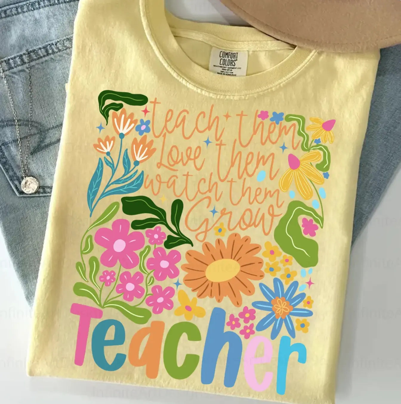 Teacher Floral brandedbybarta