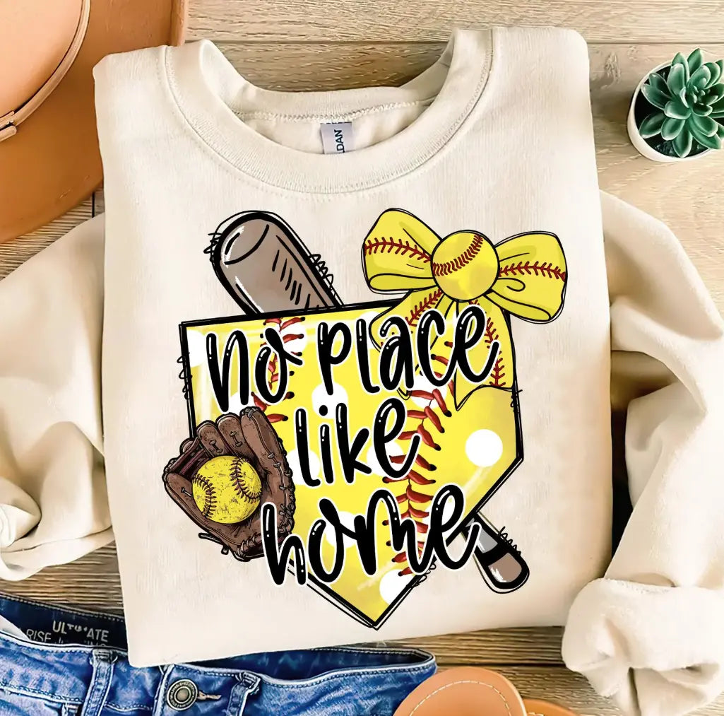 Softball No Place Like Home brandedbybarta