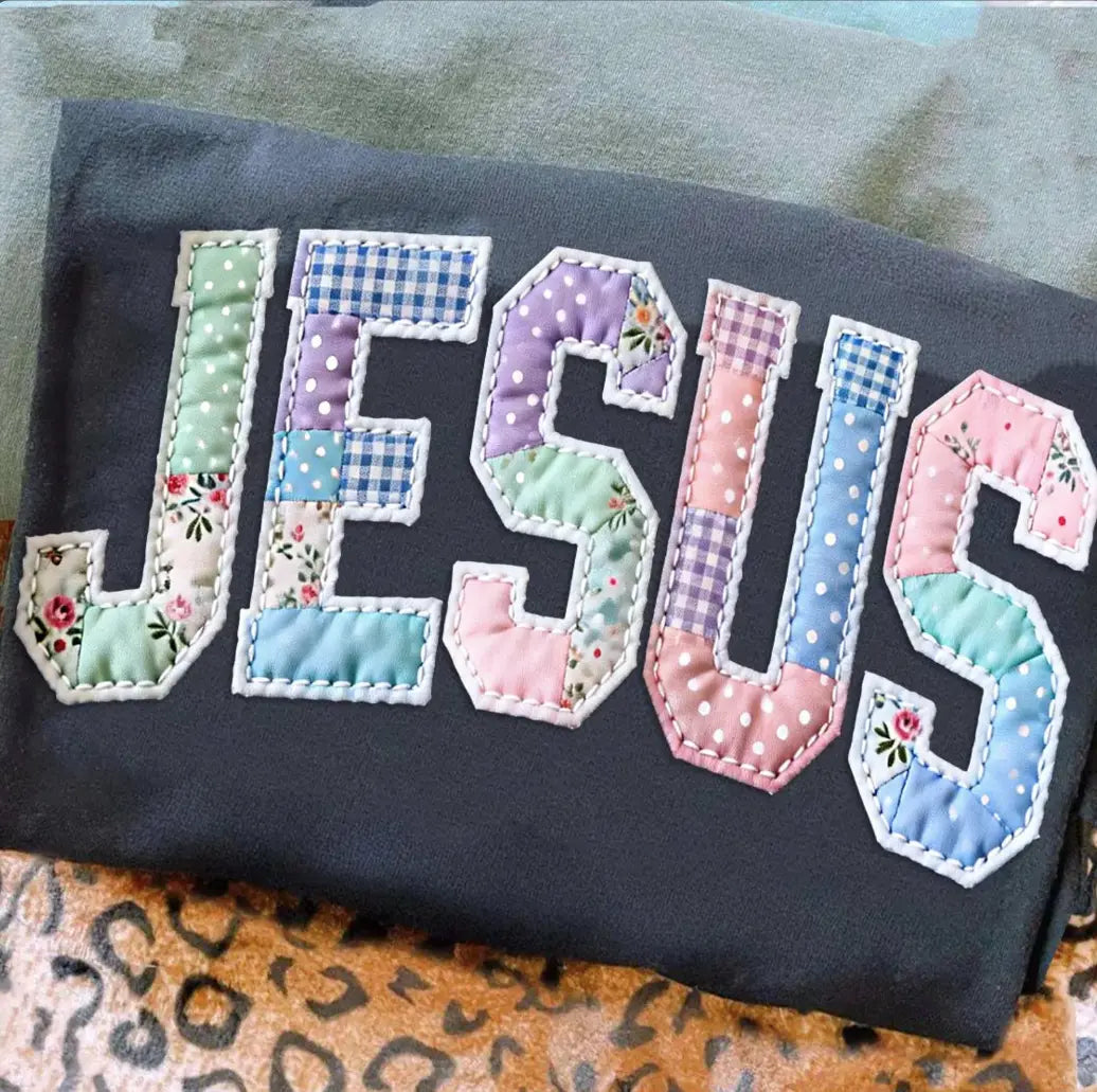 Jesus Faux Quilted brandedbybarta