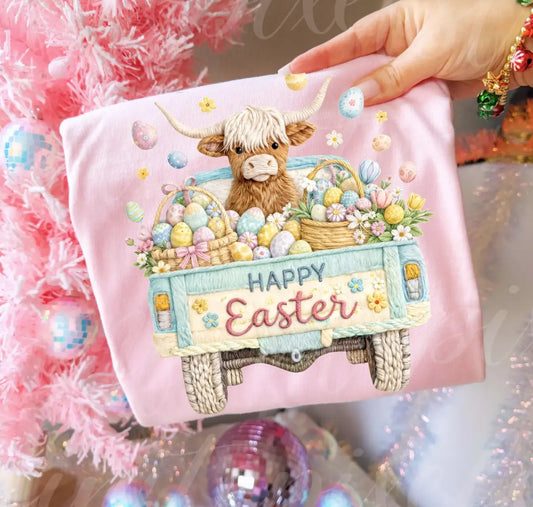 Highland Cow Easter brandedbybarta