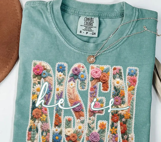 Floral He Is Risen brandedbybarta