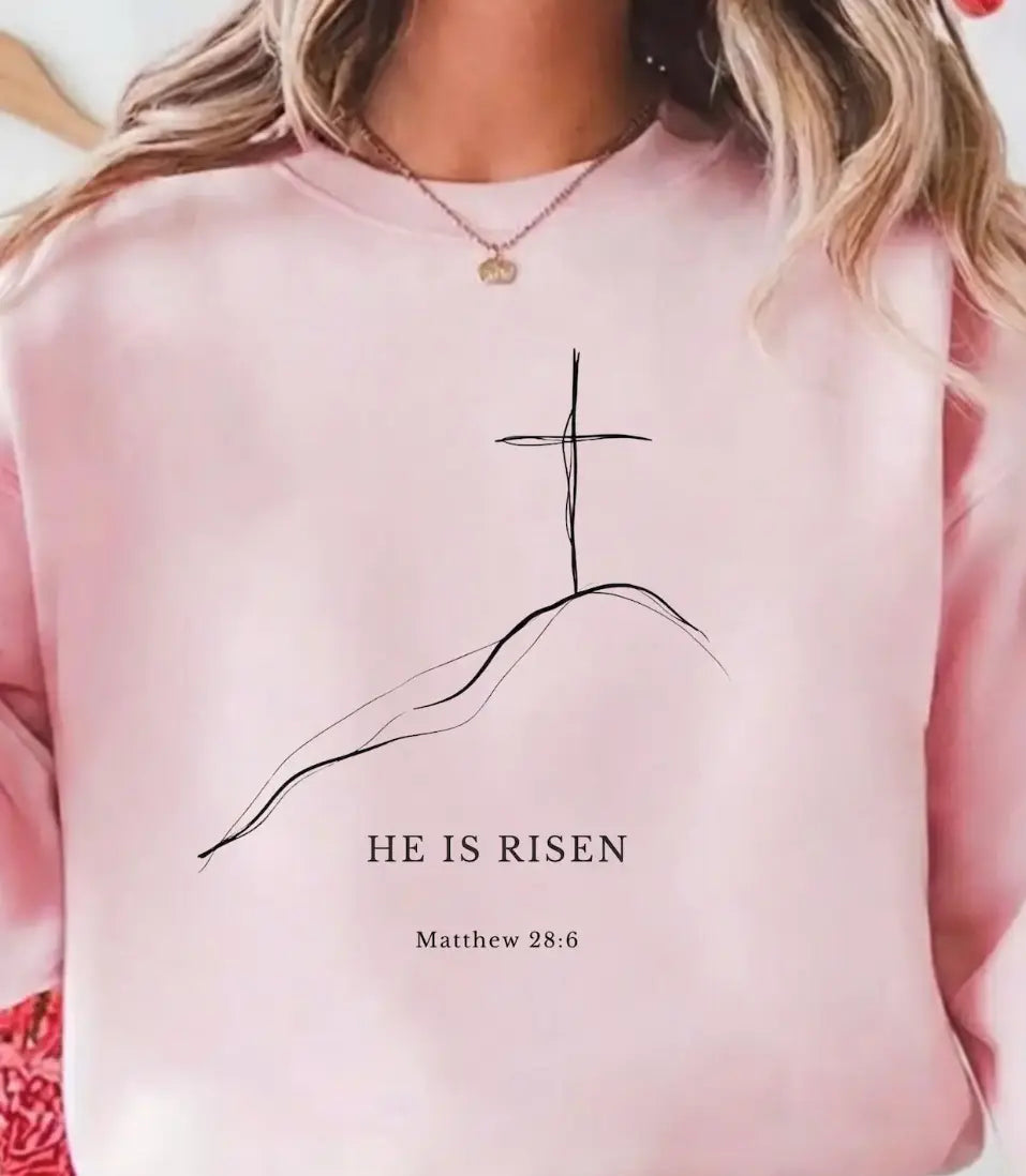 He Is Risen Line Art brandedbybarta