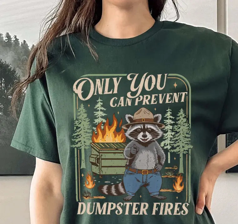Funny Dumpster Racoon brandedbybarta
