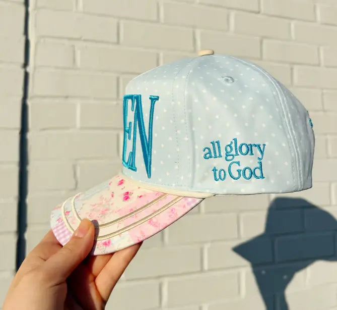 Floral Amen Hat Branded By Barta