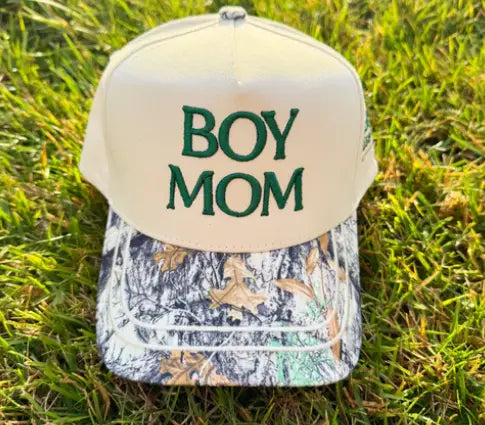 Boy Mom Camo Hat Branded By Barta