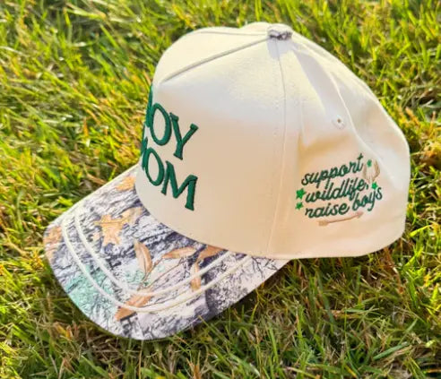 Boy Mom Camo Hat Branded By Barta