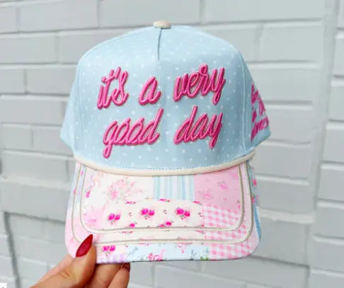 It's A Very Good Day Hat Branded By Barta