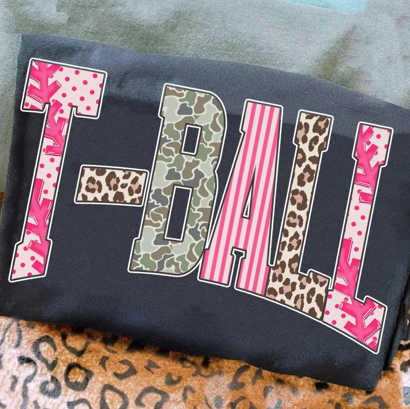 T-Ball Stripes Leopard & Camo brandedbybarta