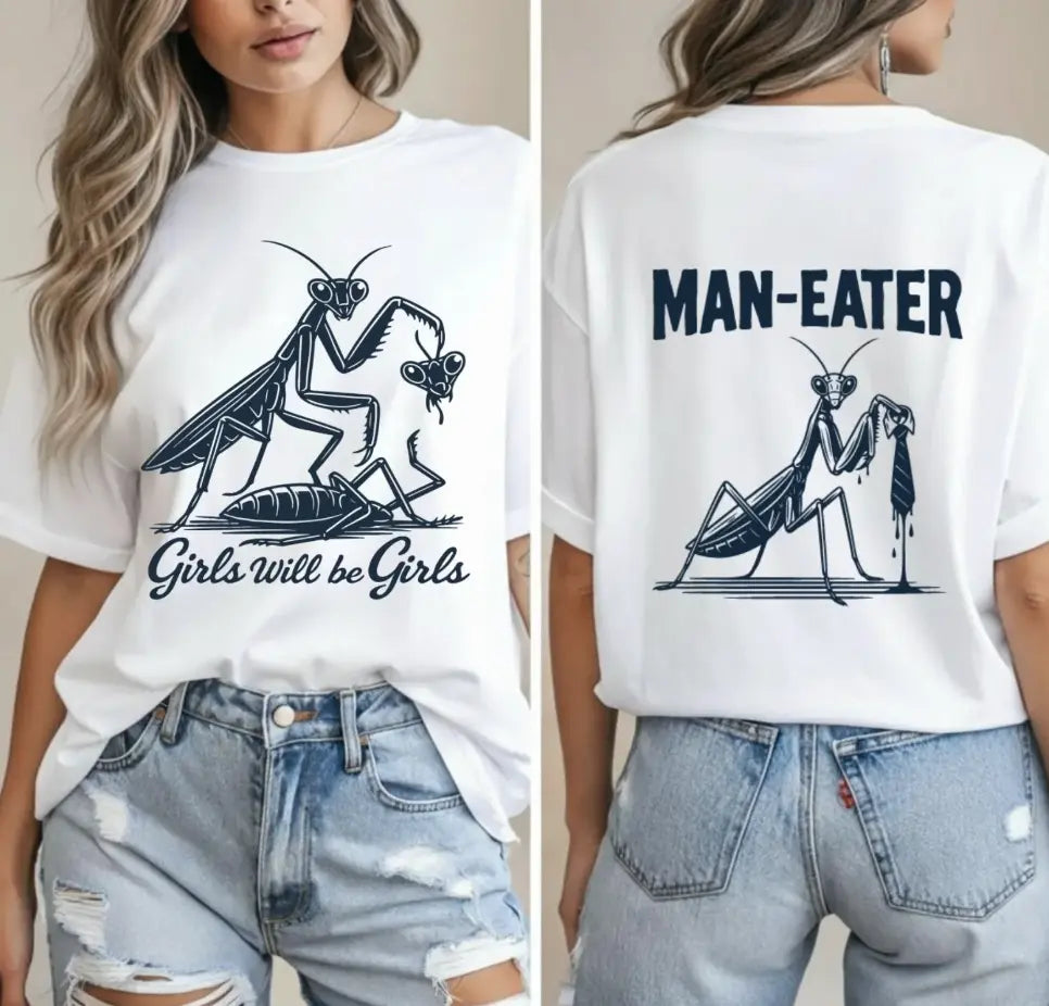Girl Will Be Girls Praying Mantis brandedbybarta