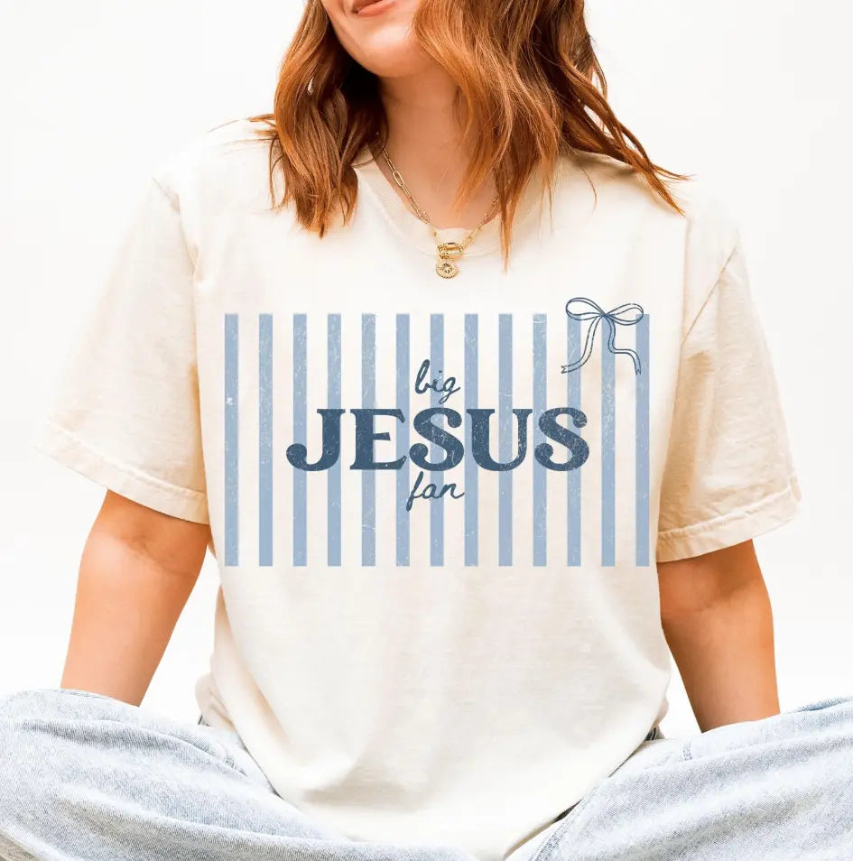 Big Jesus Fan Stripes brandedbybarta