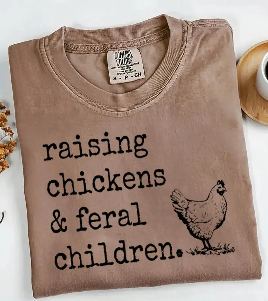 Raising Chickens & Feral Children brandedbybarta