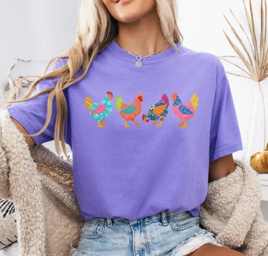 Chicken Faux Patchwork brandedbybarta