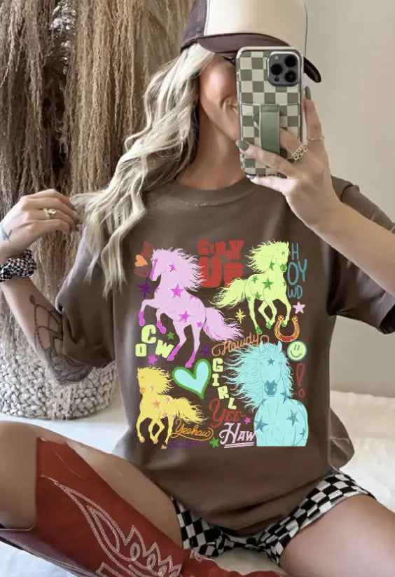 Colorful Preppy Horse brandedbybarta
