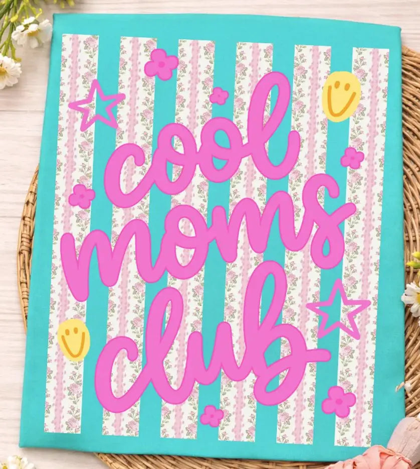 Stripes Cool Moms Club Floral brandedbybarta