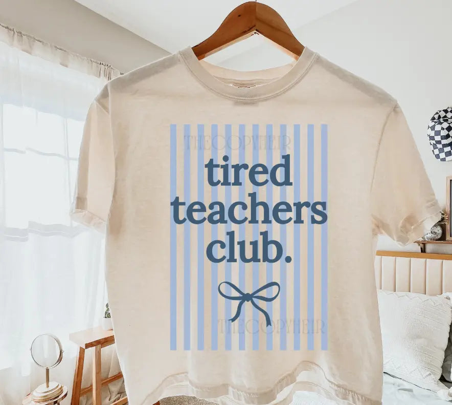 Stripes Tired Teachers Club brandedbybarta