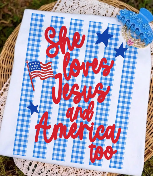Loves Jesus And America Too brandedbybarta