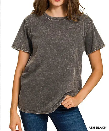 Washed short sleeve top BBB Powered By ODS