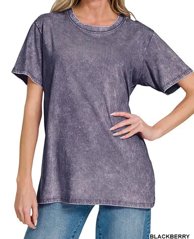 Washed short sleeve top BBB Powered By ODS