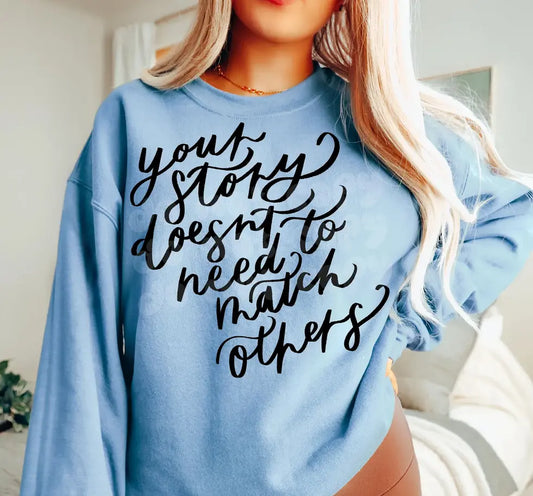 Your story doesn't need to match others - Branded By Barta