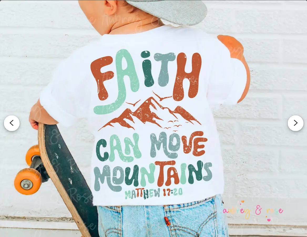 Faith can move mountain - Branded By Barta