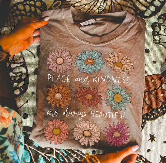 Peacee and kindness flower - Branded By Barta