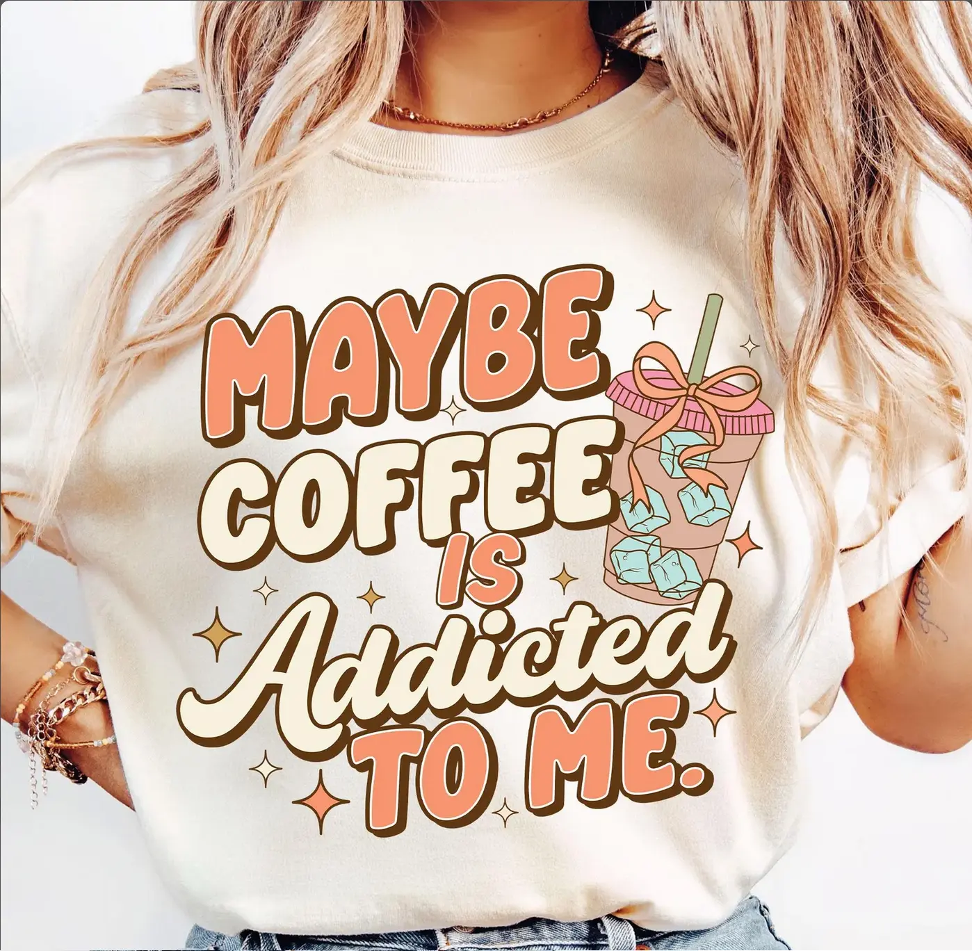 Maybe coffee is addicted to me - Branded By Barta