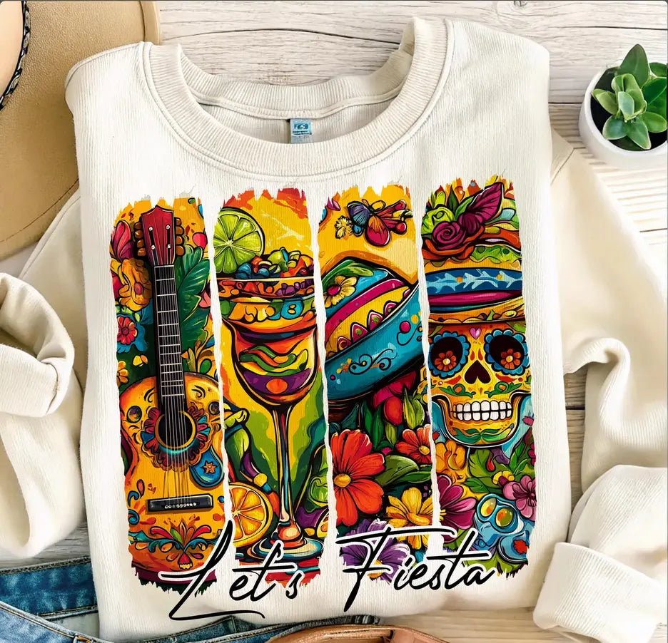 Lets fiesta collage guitar - Branded By Barta