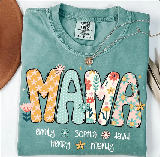Mama floral to add names fee added email us names brandedbybarta