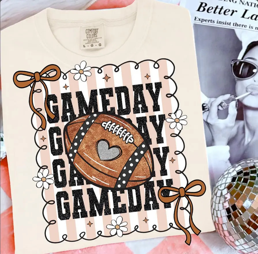 Preppy Gameday with Bow brandedbybarta