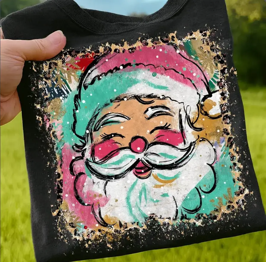 Watercolor Santa brandedbybarta