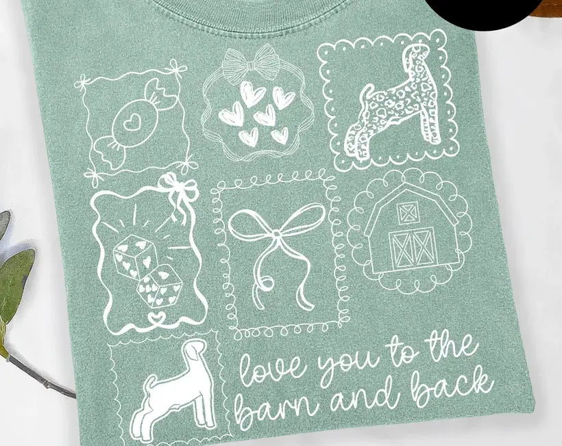 Goats love you to barn collage brandedbybarta
