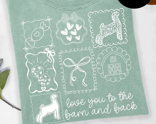 Goats love you to barn collage brandedbybarta