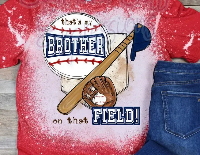 Brother on the field Baseball brandedbybarta