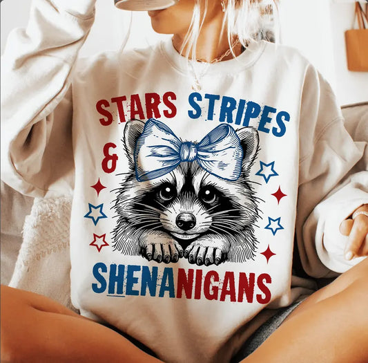 Stars Stripes Racoon brandedbybarta