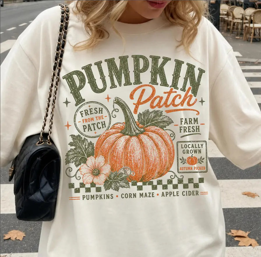 Vintage Pumpkin Patch Fall brandedbybarta