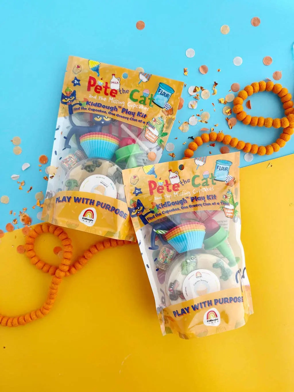 Pete The Cat KidDough Play Kit Earth Grown KidDoughs (KidDoughs by EGKD)