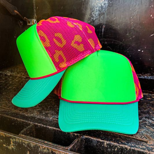 Magna Pony NEON LEOPARD Mesh Back Cap Flying S Company