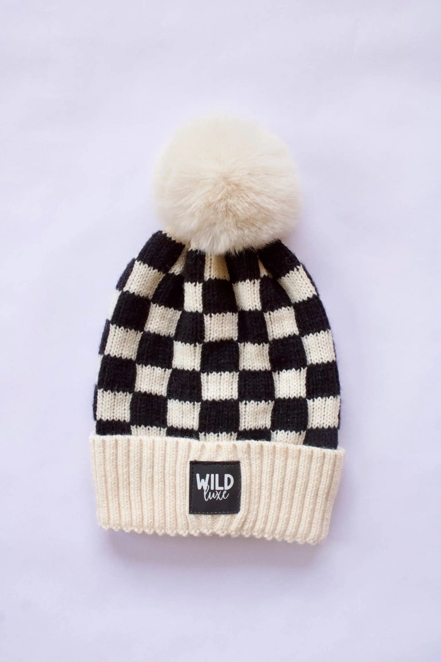 Checkered Beanies Wild Luxe