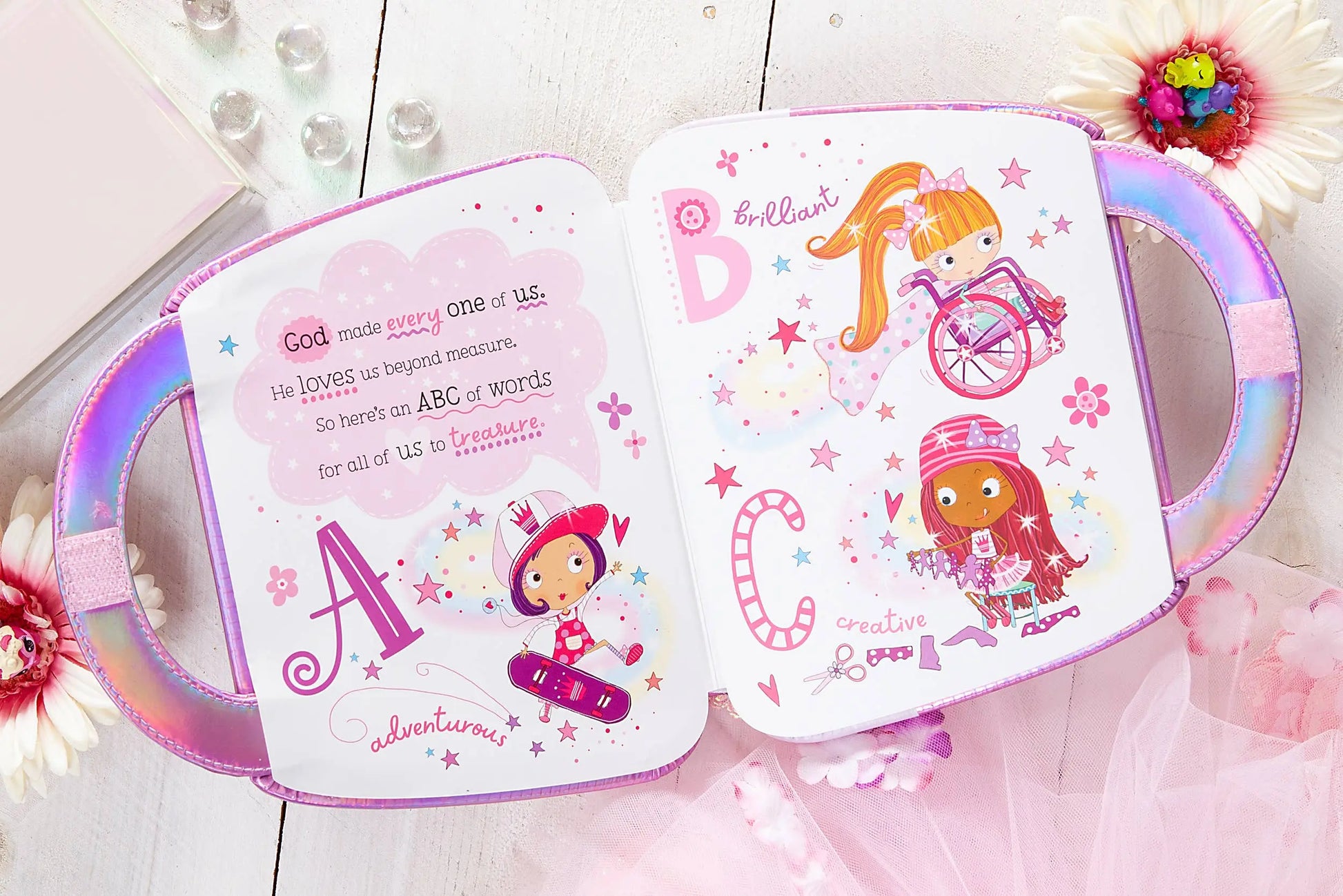 My Pretty Pink ABC of God Loves Me (Easter Basket Ideas) - Branded By Barta