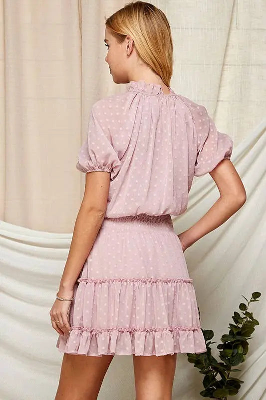 Swiss Dot Semi-Sheer Women's Dress Twentyten