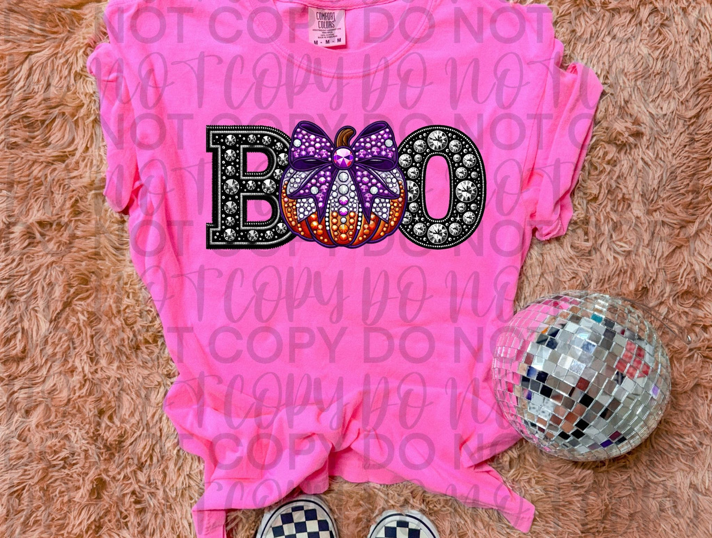 Boo rhinestone