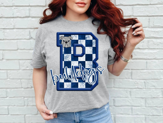 Bulldog B Checkered brandedbybarta