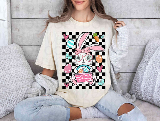 Checkered Easter Bunny