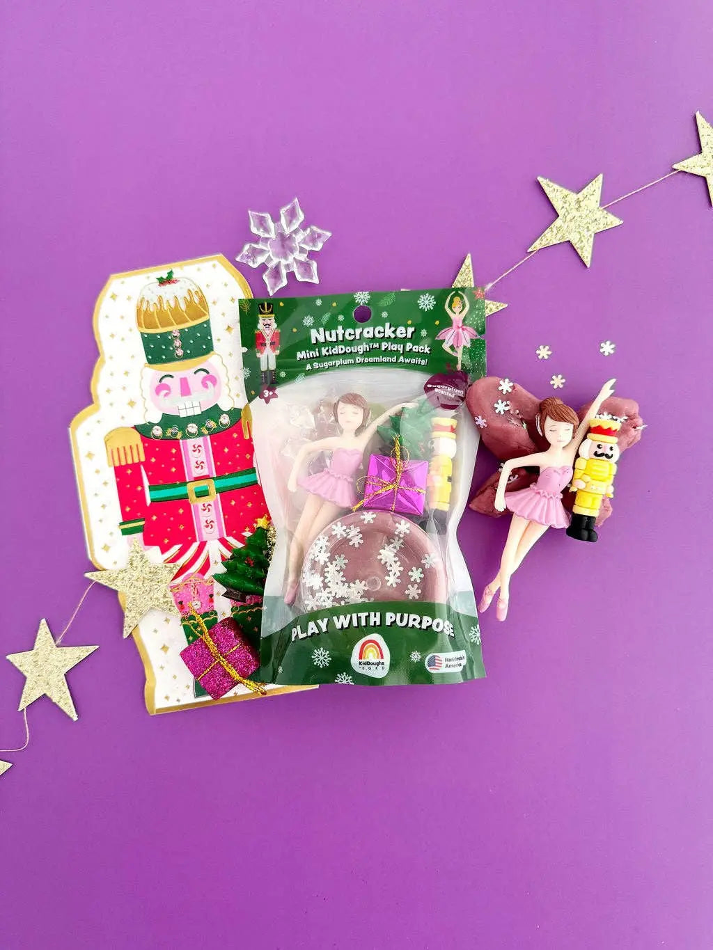 Nutcracker Mini KidDough Play Pack Earth Grown KidDoughs (KidDoughs by EGKD)
