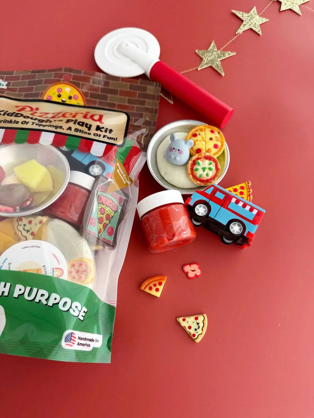 Pizzeria KidDough Play Kit Earth Grown KidDoughs (KidDoughs by EGKD)